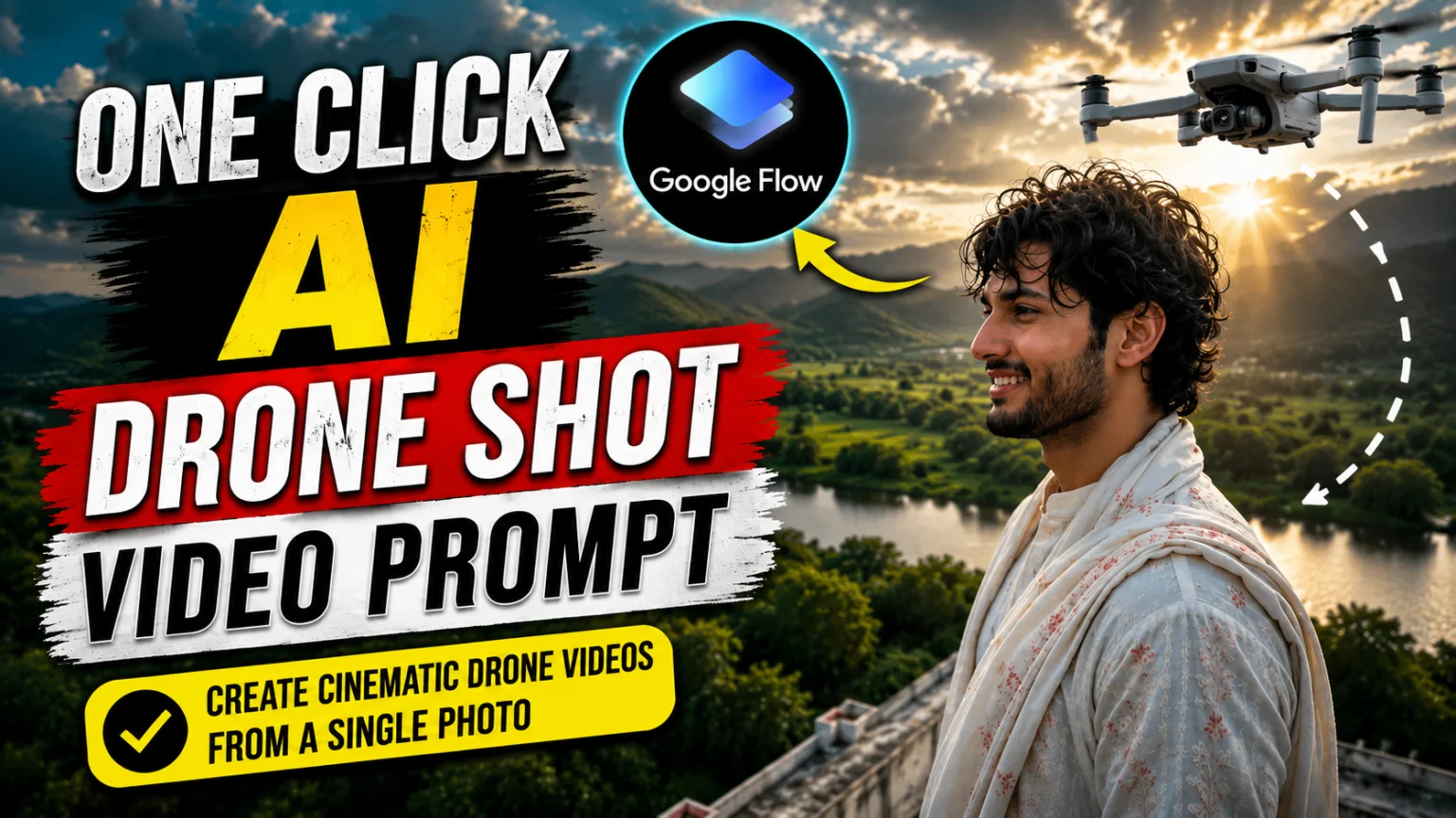 Drone Shoot Ai Video Trending Prompt